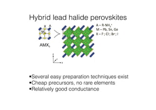 Band gap engineering of hybrid perovskites for solar cells | PDF