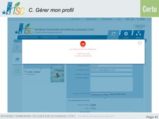 C. Gérer mon profil




                      Page 41
 
