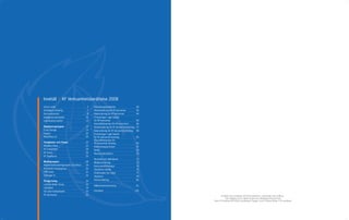 Innehåll I KF Verksamhetsberättelse 2008
Vd har ordet                          2   Förvaltningsberättelse                    38
Strategisk inriktning                 7   Resultaträkning för KF-koncernen          43
Koncernöversikt                       8   Balansräkning för KF-koncernen            44
Dagligvarumarknaden                  10   Förändringar i eget kapital
Internationell utblick               13   för KF-koncernen                          46
                                          Kassaﬂödesanalys för KF-koncernen         46
Dagligvarugruppen                    14   Resultaträkning för KF ekonomisk förening 47
Coop Sverige                         14   Balansräkning för KF ekonomisk förening   48
Daglivs                              20   Förändringar i eget kapital
Mataffären.se                        20   för KF ekonomisk förening                 50
                                          Kassaﬂödesanalys för
Fastigheter och Finans               22   KF ekonomisk förening                     50
MedMera Bank                         22   Redovisningsprinciper                      51
KF Fastigheter                       24   Noter                                     54
KF Invest                            26   Revisionsberättelse                       70
KF Sparkassa                         26
                                          Nyckeltal och deﬁnitioner                 71
Mediegruppen                         28   Medlemsstyrning                           72
Akademibokhandelsgruppen och Bokus   28   Konsumentföreningar                        74
Norstedts Förlagsgrupp               30   Styrelsens arbete                          76
PAN Vision                           31   Ordföranden har ordet                     77
Tidningen Vi                         32   Styrelsen                                 78
                                          Koncernledning                            80
Övriga bolag                         34
Läckeby Water Group                  34
                                          Hållbarhetsredovisning                     81
Löplabbet                            34
Vår Gård Saltsjöbaden                35   Kontakter                                 104
KF Gymnasiet                         35
                                                                                                  Innehåll och produktion: KF Kommunikation i samarbete med Solberg.
                                                                                                      Foto: Magnus Fond, Håkan Andersson, Wolfgang Kleinschmidt
                                                                                          Tryck EO Graﬁska ISO-14001-certiﬁerade. Papper: Arctic Volume White, FSC-certiﬁerat
 