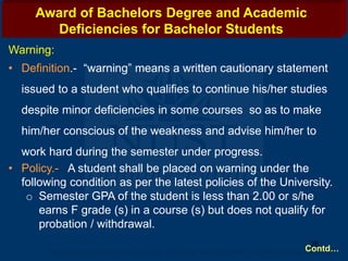 Nust acad policies | PDF