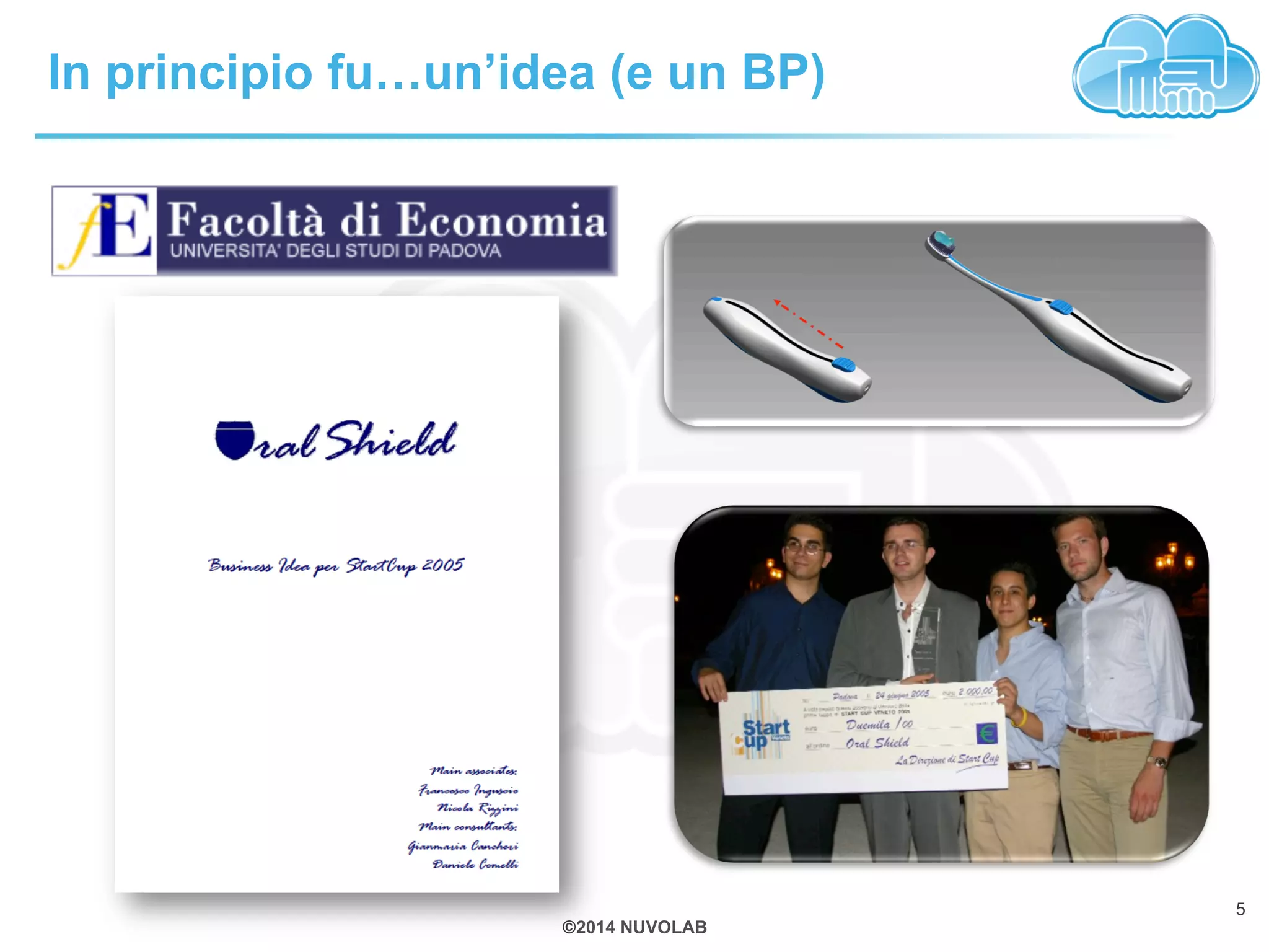 In principio fu…un’idea (e un BP) 
©2014 NUVOLAB 
5 
 