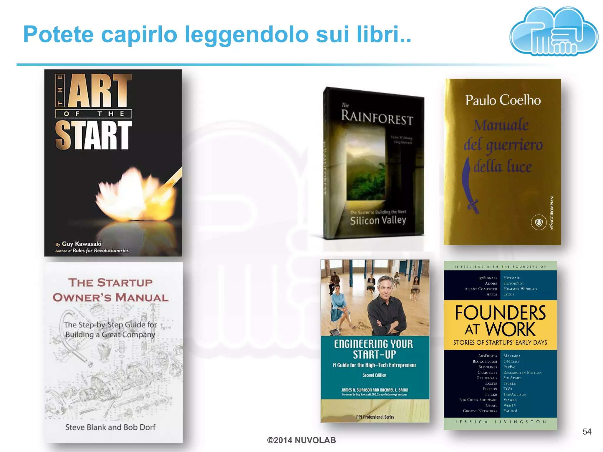 Potete capirlo leggendolo sui libri.. 
©2014 NUVOLAB 
54 
 