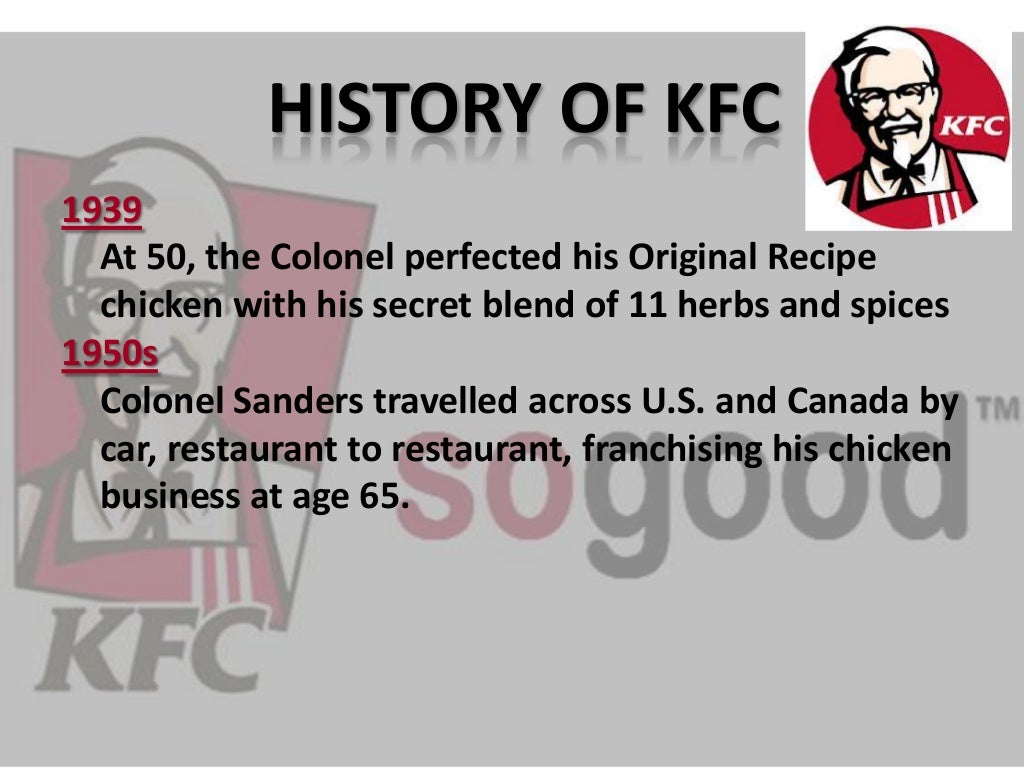 Kfc presentation picture