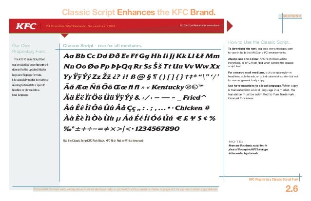 Download KFC Brand Standards Manual