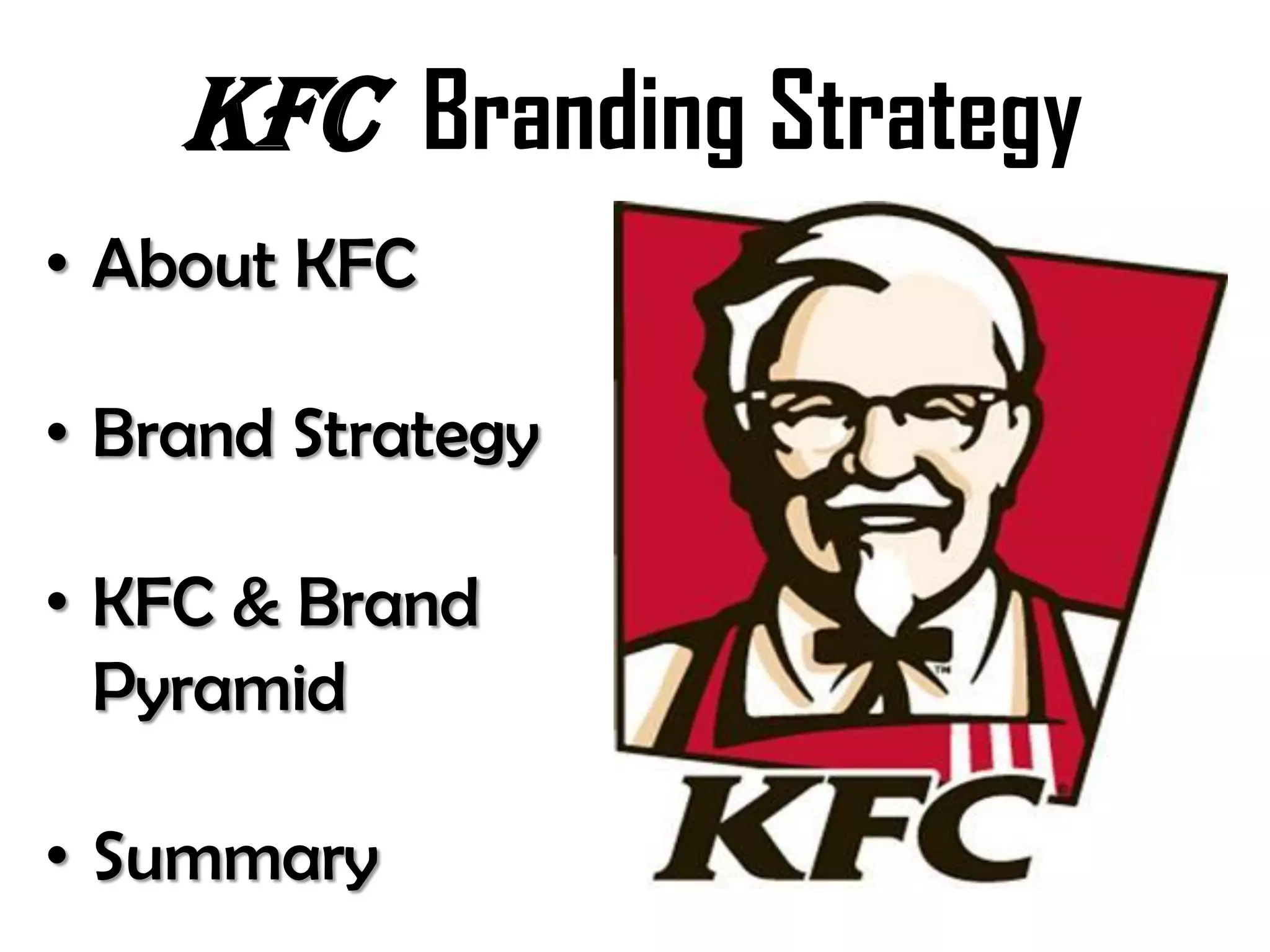 Kfc Vision Kfc brand strategy pyramid | PDF