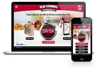 KFC Ka-Ching Dash UI