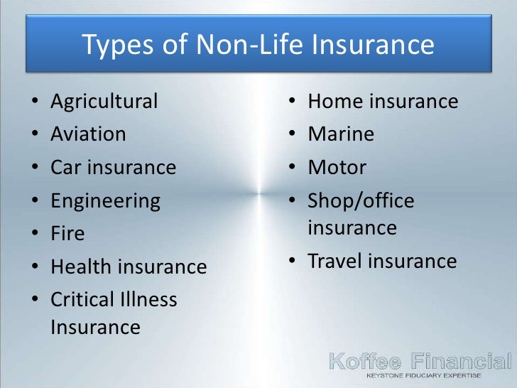 2. Insurance - Classification of Insurance