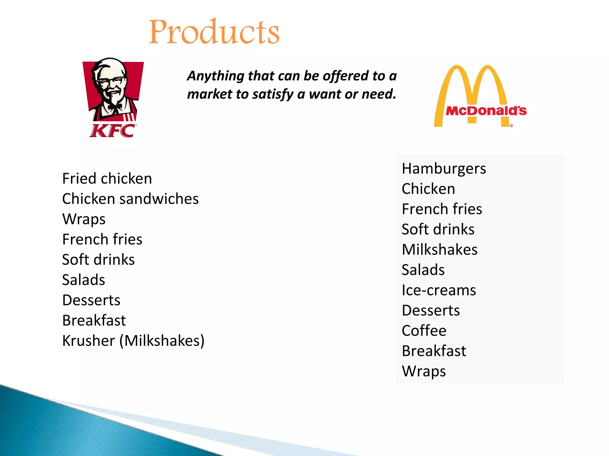 Kfc & mc donald's | PPTX