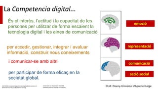 La Competencia digital...
CAST (2018). Universal Design for Learning Guidelines version 2.2.
Retrieved from http://udlguid...