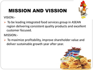 Kfc Vision Kfc presentation1 | PPTX