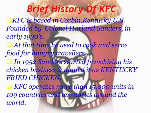 Kfc vs. mcdonalds | PPTX | Food Industry | Industries