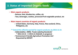 KFDA Policy on Food Safety Control for Imported Foods_2012 | PDF