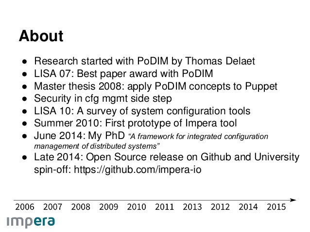 Distrinet thesis