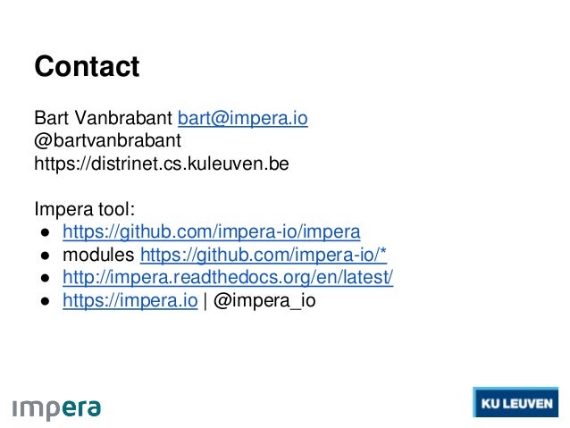 Distrinet thesis