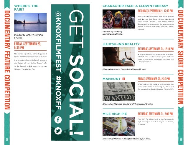 film festival program