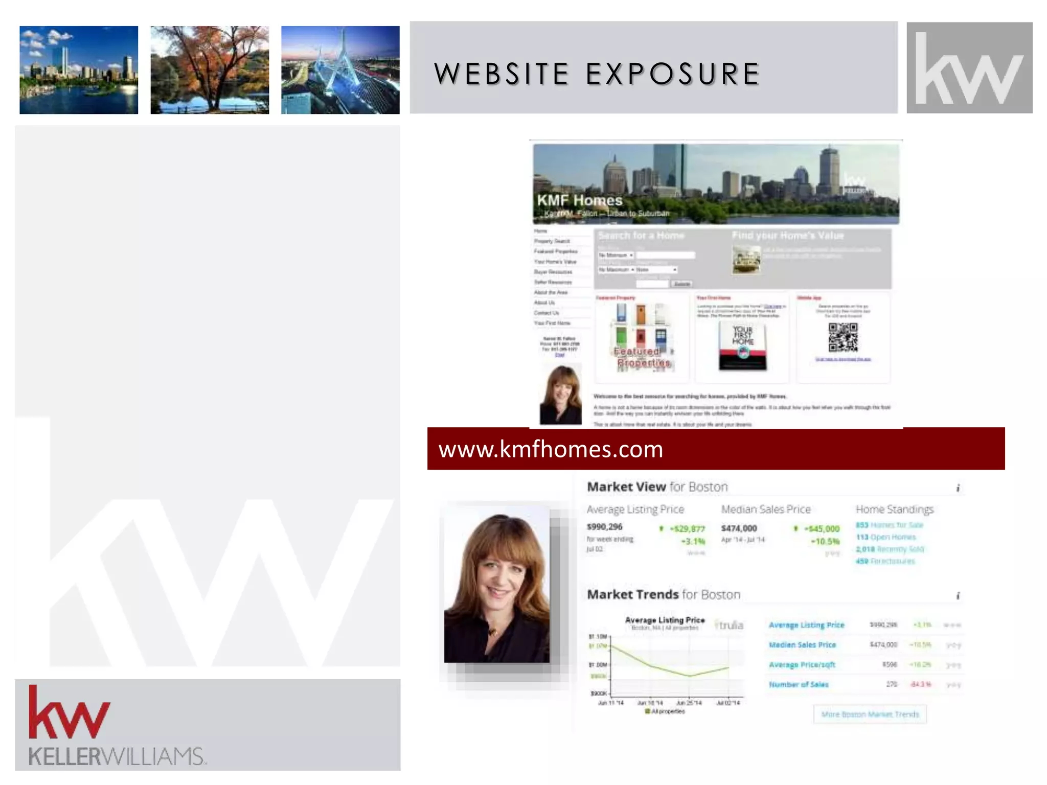 WE B S I T E EXPOSURE 
• www.yourwebsite.com 
www.kmfhomes.com 
 