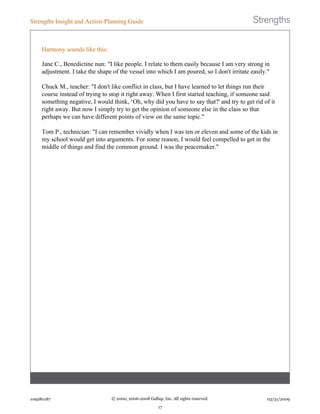 KFManning Strengths Finder Results