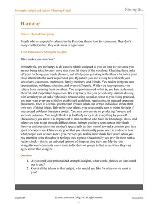 KFManning Strengths Finder Results