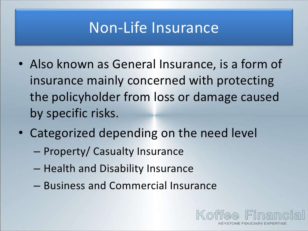 4. Insurance - Non-Life Insurance