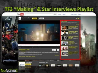 TF3 Making & Star Interviews Playlist
 