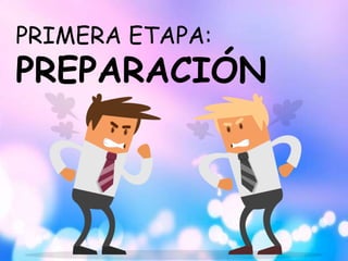 PRIMERA ETAPA:
PREPARACIÓN
 