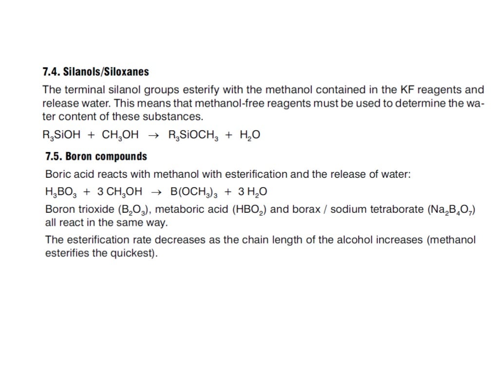Karl Fischer Titration (KF titration)