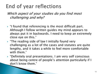Use of reflection as a method of improving student engagement | PPTX