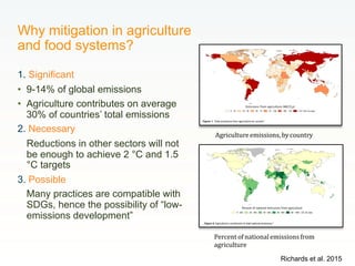 Rethinking Agriculture for the 21st Century: Climate change mitigation opportunities and challenges 
