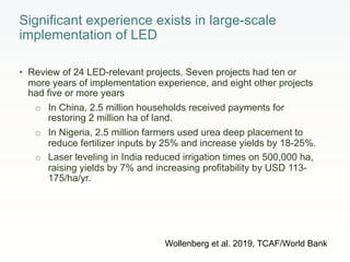Rethinking Agriculture for the 21st Century: Climate change mitigation opportunities and challenges 