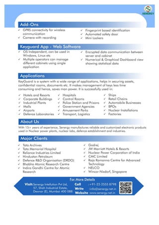 Mechanical Key Management System with RFID