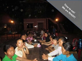 Time to eat!We are READY!