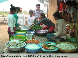 Sarus Students interview BSDA staff to write their topic paper
