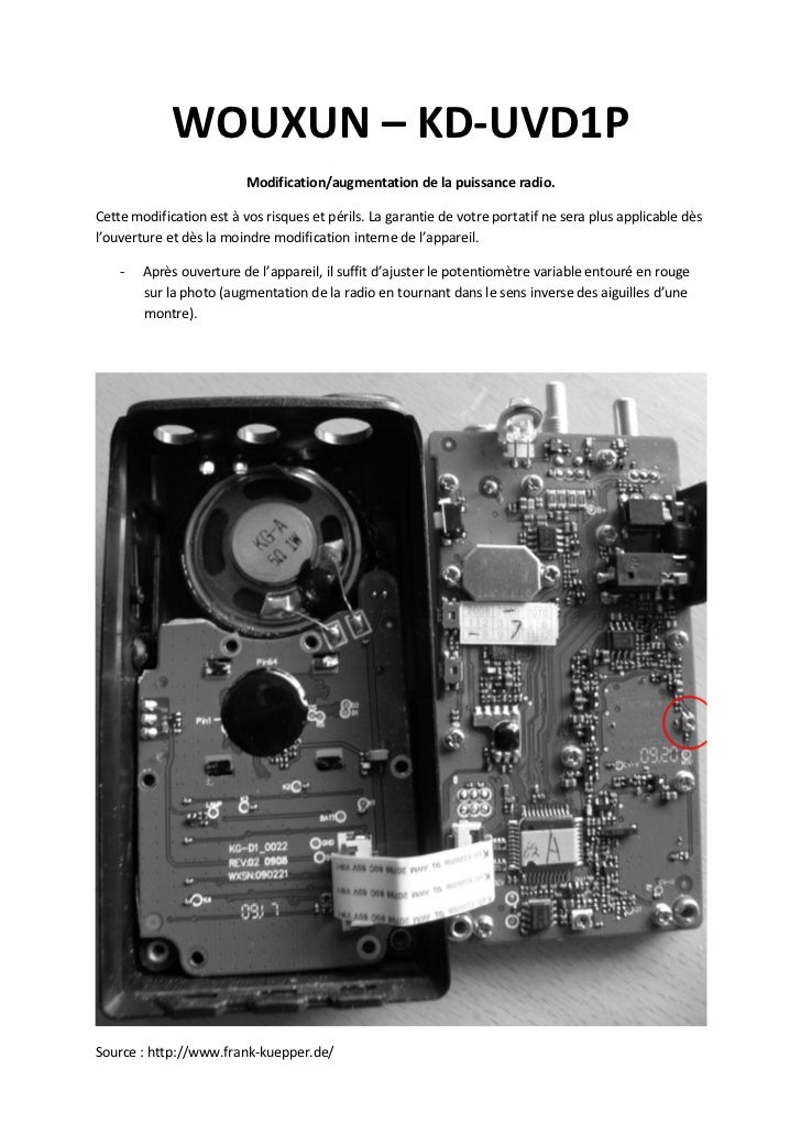 Wouxun KG-UVD1P & KG-UV2D Mods
