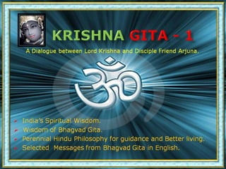 Bhagvad Geeta (English)-The Spiritual Wisdom of Hindu religion.