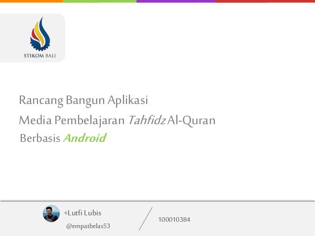 Sidang Skripsi: Aplikasi Tahfidz Android