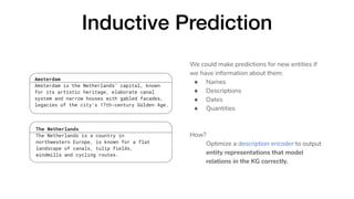Inductive Prediction
 
