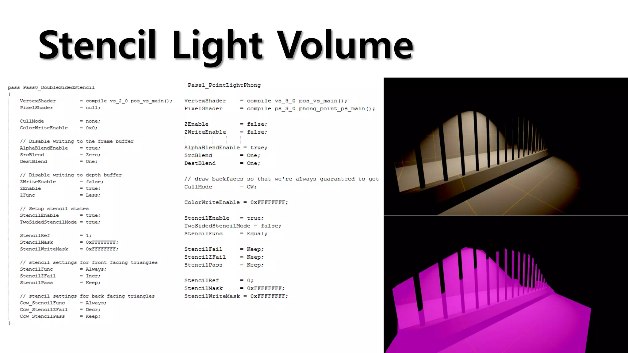 Stencil Light Volume
 