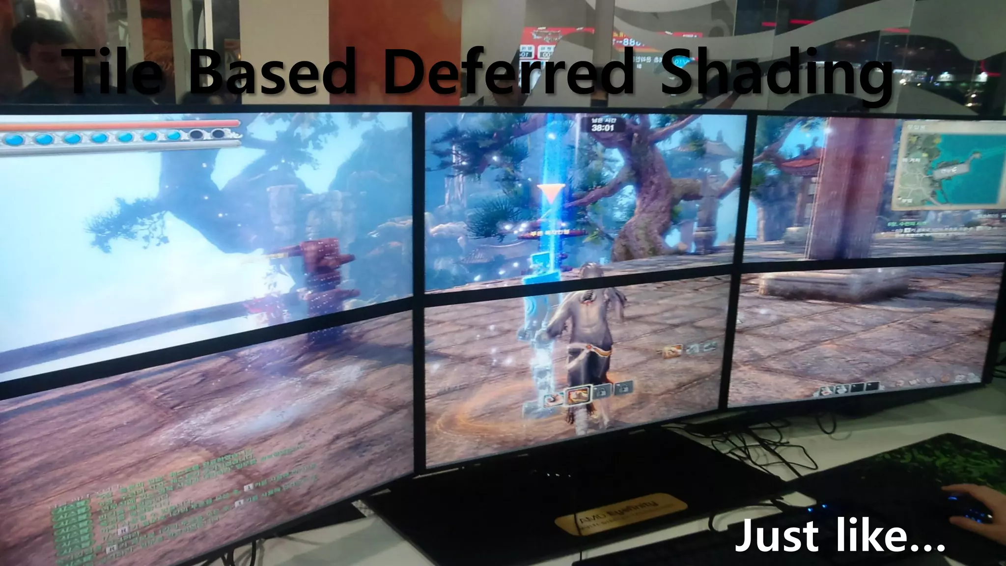 Tile Based Deferred Shading




                     Just like…
 