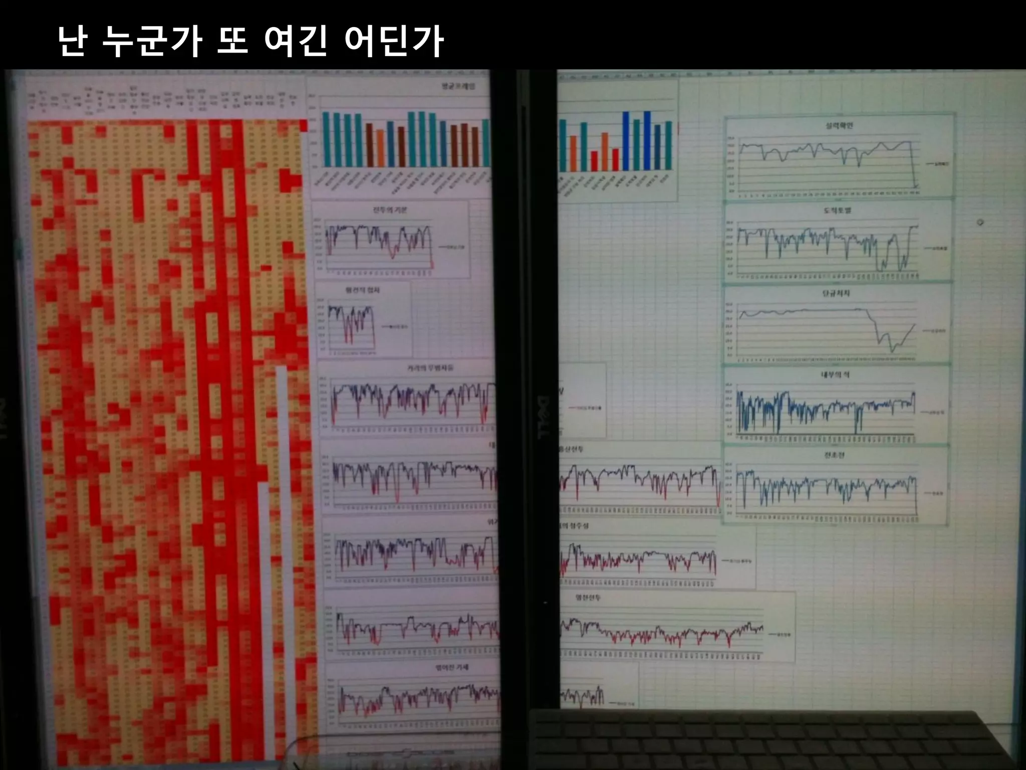 난 누굮가 또 여긴 어딘가
 