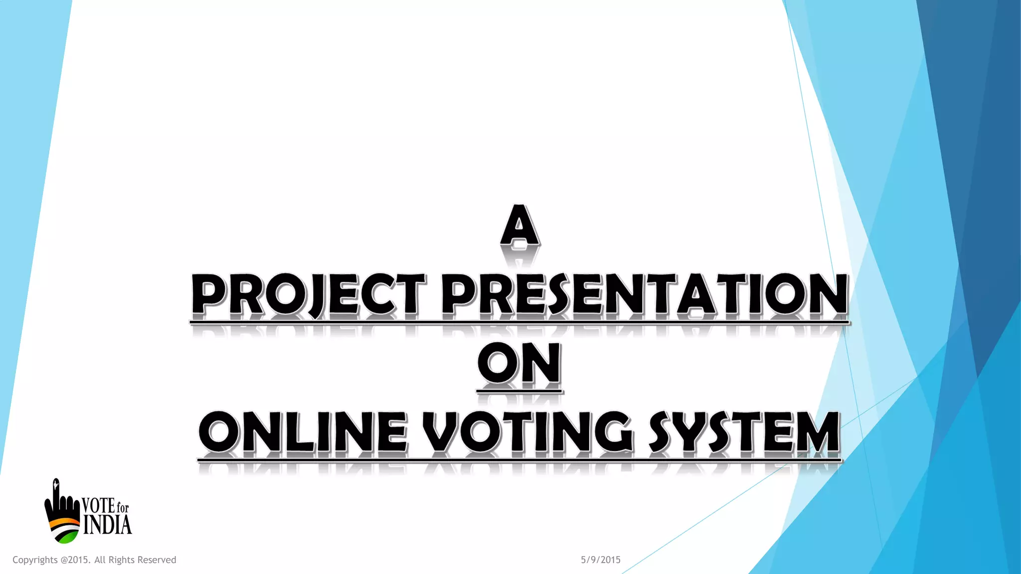 Online Voting System - Project | PPT