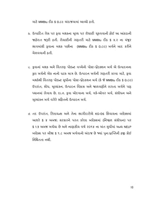 10
માટ MMBtu દ ઠ $ 0.૮૯ દાજવામાં આ યો હતો.
b. ઉ પા દત ગેસ પર ૂવા મથકના ૂ ય પર રૉય ટ ૂકવવાની હોઈ આ કડાની
હરાત જ ર હતી. રોય ટ ની ગણતર માટ MMBtu દ ઠ $ ૪.૨ ના મં ૂર
ભાવમાંથી ૂવાના મથક પછ ના (MMBtu દ ઠ $ 0.૮૯) ખચને બાદ કર ને
મેળવવાની હતી.
c. ૂવાનાં મથક અને િવતરણ પોઇ ટ વ ચેનો પો ટ- ોડ શન ખચ એ ઉ પાદનના
ુલ ખચનો એક નાનો ઘટક મા છે. ઉ પાદન ખચની ગણતર કરવા માટ, ૂવા
મથકથી િવતરણ પોઇ ટ ુધીના પો ટ- ોડકશન ખચ (ક MMBtu દ ઠ $ 0.૮૯)
ઉપરાંત, શોધ, ૂ યાંકન, ઉ પાદન િવકાસ અને ળવણીને લગતા ખચને પણ
યાનમાં લેવાય છે; દા.ત. ૂવા ખોદવાના ખચ, વક-ઓવર ખચ, સંશોધન અને
ૂ યાંકન ખચ વગેર સ હતનો ઉ પાદન ખચ.
d. તદ ઉપરાંત, રલાય સ અને તેના ભાગીદારોએ KG-D6 િસવાયના લો સમાં
આશર $ ૪ અબજ; સરકારને પરત કરલા લો સમાં (િન ફળ સંશોધન) પર
$ 1.9 અબજ ખચયા છે અને નાણાક ય વષ ૨૦૧૪ ના ત ુધીમાં અ ય NELP
લો સ પર બી $ ૧.૮ અબજ ખચવાનો દાજ છે યાં ુન: ા તની હ કોઈ
િનિ તતા નથી.
 
