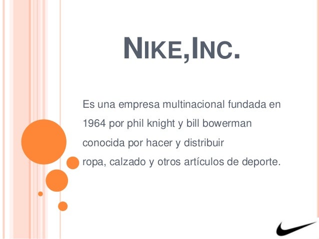 Empresa Nike, Inc