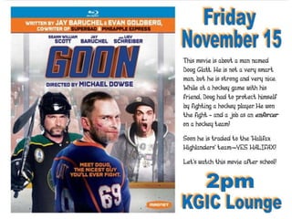 KGIC Halifax November 2013 Activities