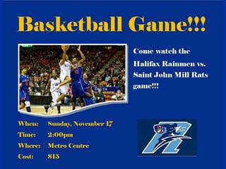 KGIC Halifax November 2013 Activities