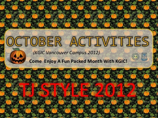 Kgic vancouver activity_powerpoint_october_2012