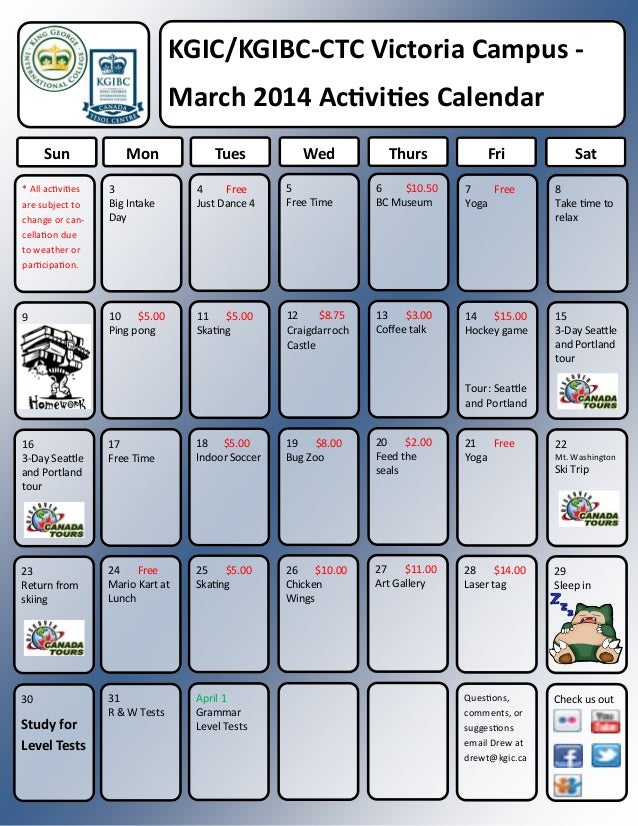 KGIC Victoria activity_calendar_03_2014
