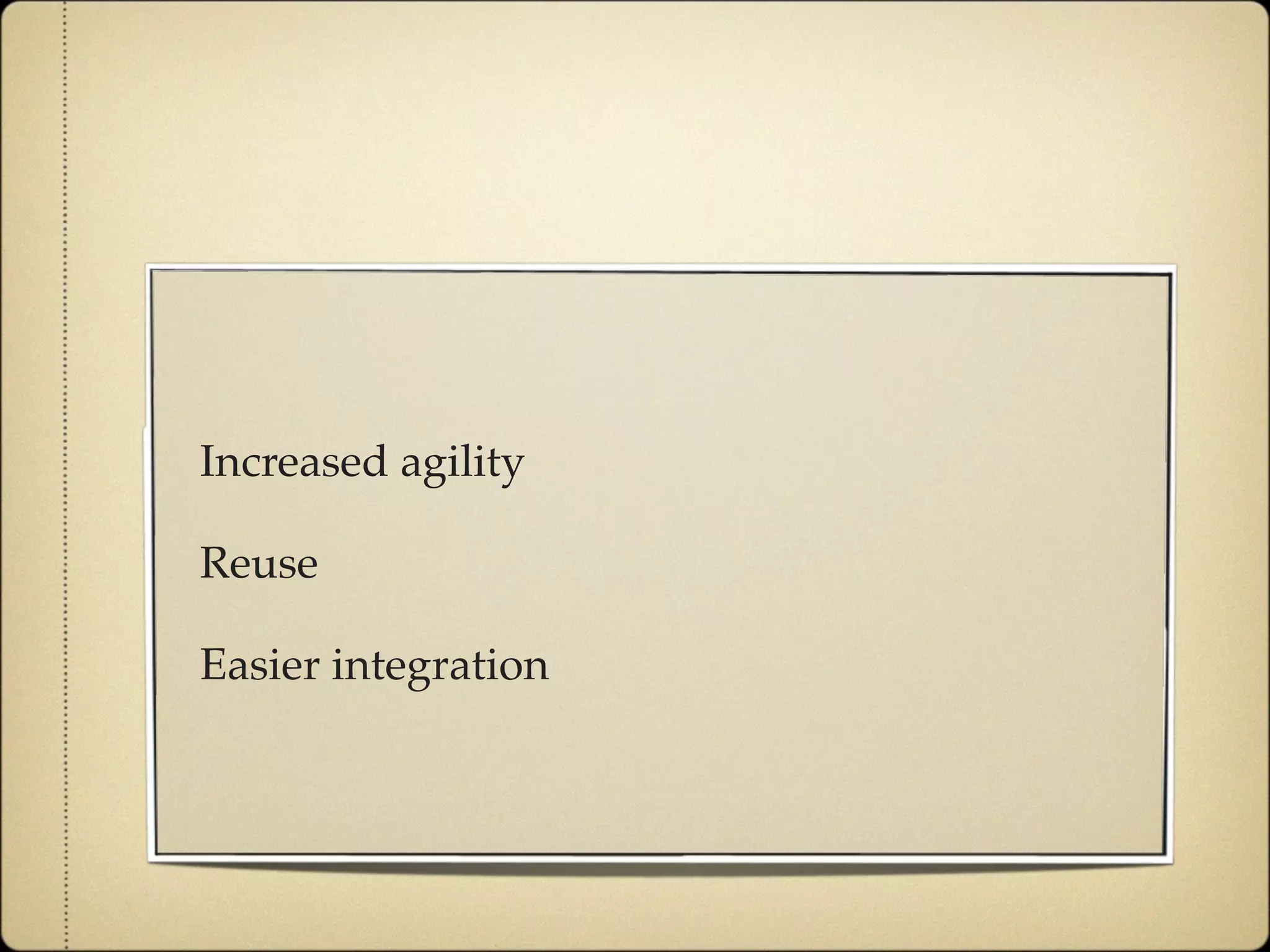 Agile and Dynamic Semantic Services Environment