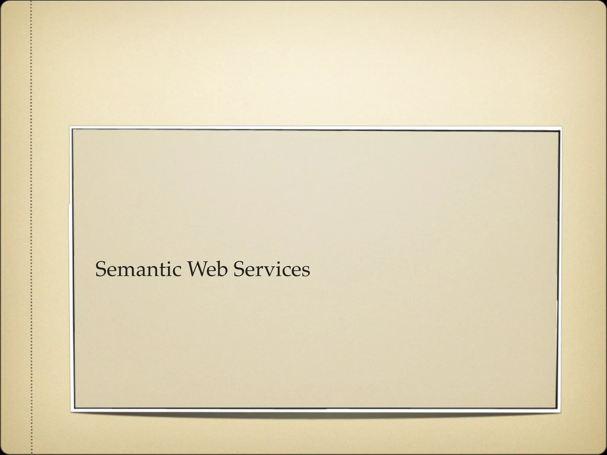 Agile and Dynamic Semantic Services Environment