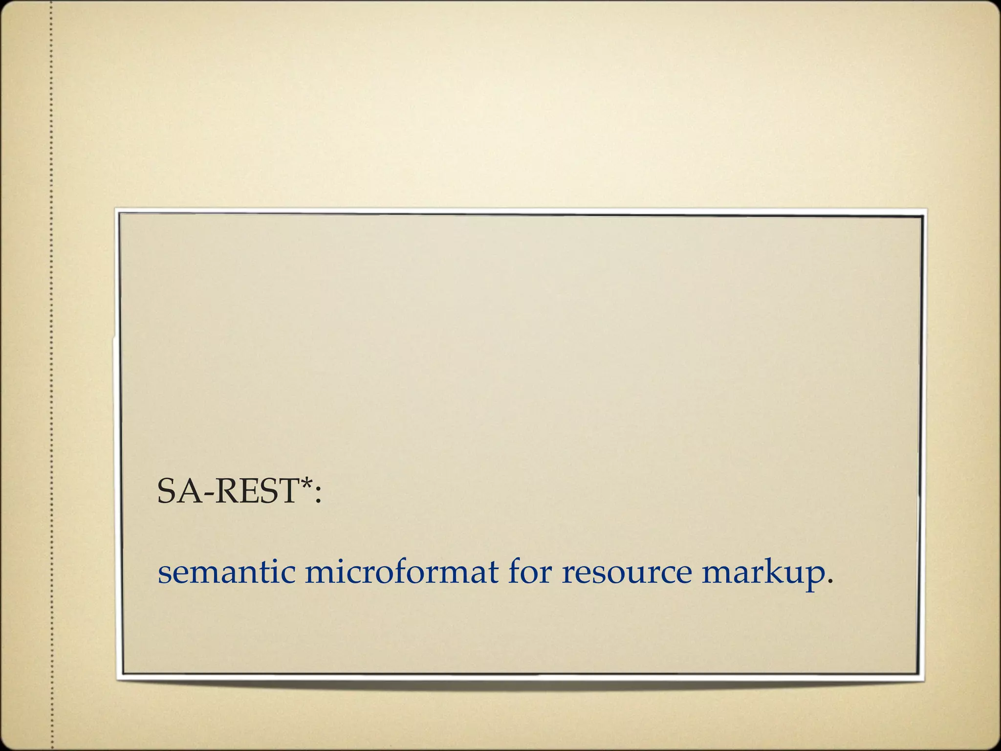 Agile and Dynamic Semantic Services Environment