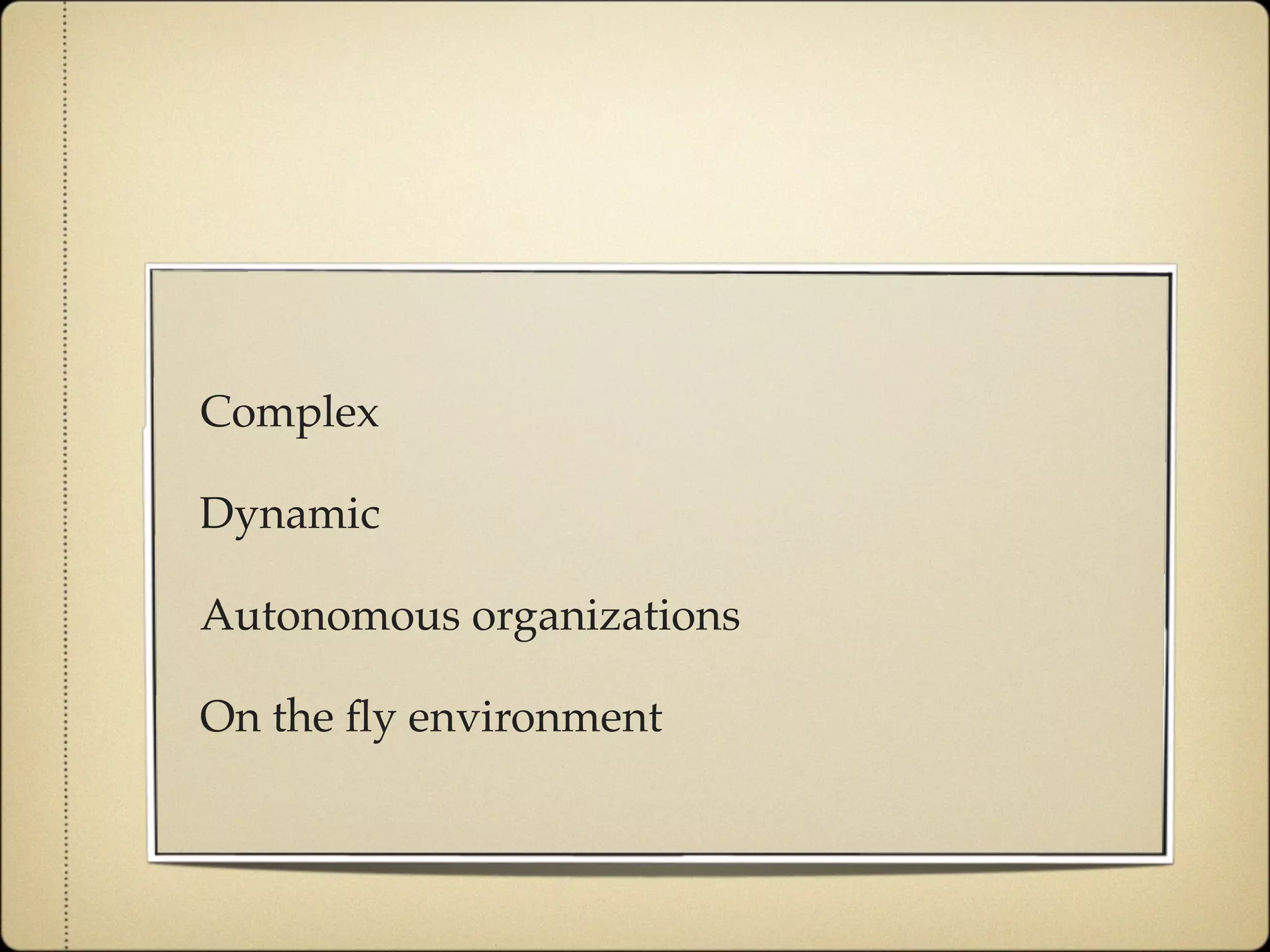 Agile and Dynamic Semantic Services Environment